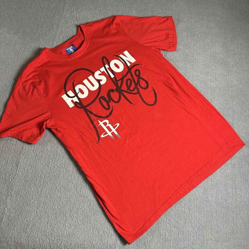 Houston Rockets UNK NBA Short Sleeve Shirt Mens XL Red‎ Basketball